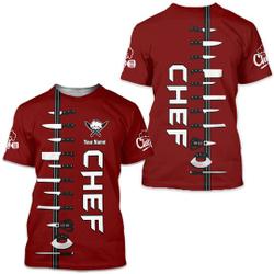 Personalized Chef Shirt, Sous Chef Shirt Meaningful Gift For Family Gift For Boyfriend Valentine Gift
