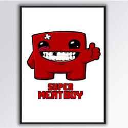 Super Meat Boy Premium Matte Vertical Poster Meaningful Gift For Family Gift For Boyfriend Valentine Gift Birthday Gift Holiday Gift