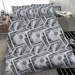 Money Dollar Print Bedding Set Gift For Your Girlfriend Boyfriend Gift For Love Gift For Friend Best Valentine Present Holiday Gift