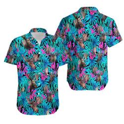 Moose Lover Hawaiian Shirt Gift For Your Girlfriend Boyfriend Gift For Love Gift For Friend Best Valentine Present Holiday Gift