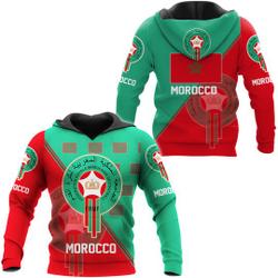 Morocco National Soccer Team, Qatar World Cup 2022 Champions Soccer Team 3D Hoodie