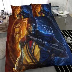 Mortal Kombat Bedding Set Gift For Your Girlfriend Boyfriend Gift For Love Gift For Friend Best Valentine Present Holiday Gift