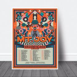 MT.Joy Tour 2023 Poster, MT.Joy Tour Poster Canvas, Gift For MT.Joy Meaningful Gift For Family Gift For Boyfriend Valentine Gift Birthday Gift Holiday Gift