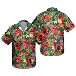 Muppet Hawaii Shirts, The Muppets Shirts, Animal Muppet Hawaiian Shirt Gift For Your Girlfriend Boyfriend Gift For Love Gift For Friend Best Valentine Present Holiday Gift