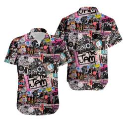 Music Rock Band The Jam 3D Printed Hawaiian Shirt Gift For Your Girlfriend Boyfriend Gift For Love Gift For Friend Best Valentine Present Holiday Gift