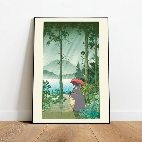 My Neighbor Totoro Poster Meaningful Gift For Family Gift For Boyfriend Valentine Gift Birthday Gift Holiday Gift