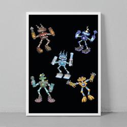 my singing monsters wubbox Premium Matte Vertical Poster Meaningful Gift For Family Gift For Boyfriend Valentine Gift Birthday Gift Holiday Gift