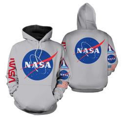 NASA hoodie with sleeve prints