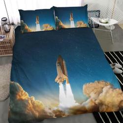 Nasa Space Launch bedding Set Gift For Your Girlfriend Boyfriend Gift For Love Gift For Friend Best Valentine Present Holiday Gift