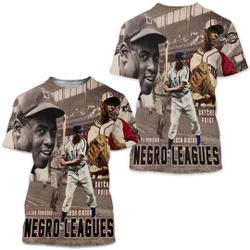 Negro Leagues Shirt Black History Month Jackie Robinson Josh Gibson Satchel Paige Baseball Meaningful Gift For Family Gift For Boyfriend Valentine Gift