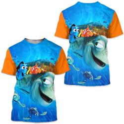 Nemo Finding Nemo Orange Button Overalls Patterns Disney T-shirts Meaningful Gift For Family Gift For Boyfriend Valentine Gift