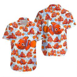 Nemo Summer Hawaiian Shirt Gift For Your Girlfriend Boyfriend Gift For Love Gift For Friend Best Valentine Present Holiday Gift
