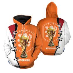 Netherlands Flag National Soccer Team, Netherlands World Cup 2022 3D Hoodie