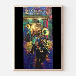 New Orleans Jazz 2014 Premium Matte Vertical Poster Meaningful Gift For Family Gift For Boyfriend Valentine Gift Birthday Gift Holiday Gift