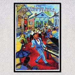 New Orleans Jazz Festival Poster Meaningful Gift For Family Gift For Boyfriend Valentine Gift Birthday Gift Holiday Gift