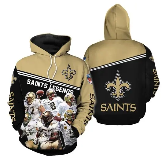 New Orleans Saints 3D Hoodie