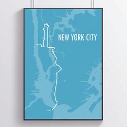 New York Marathon Premium Matte Vertical Poster Meaningful Gift For Family Gift For Boyfriend Valentine Gift Birthday Gift Holiday Gift