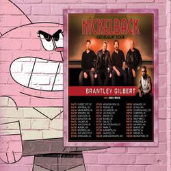 Nickelback Band 2023 Tour Poster Meaningful Gift For Family Gift For Boyfriend Valentine Gift Birthday Gift Holiday Gift