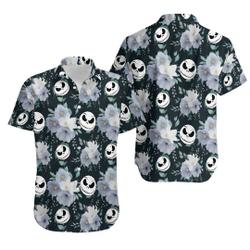 Nightmare Before Christmas Summer Hawaiian Shirt Gift For Your Girlfriend Boyfriend Gift For Love Gift For Friend Best Valentine Present Holiday Gift