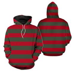 Nightmare Striped Freddy Hoodie