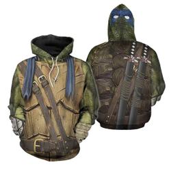 Turtle Superhero Halloween Cosplay 3D Hoodie