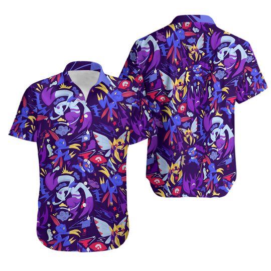 Ninjask Ninja PKM Hawaiian Shirt Gift For Your Girlfriend Boyfriend Gift For Love Gift For Friend Best Valentine Present Holiday Gift