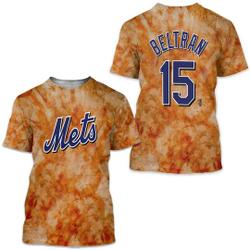 ny mets carlos beltran tee Tie Dye T Shirt 3D Meaningful Gift For Family Gift For Boyfriend Valentine Gift