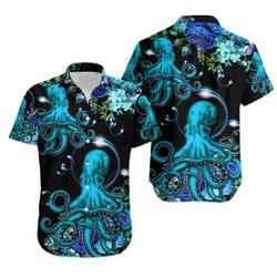 Octopus With Flower Beautiful Day Octopus Ring Hawaiian Shirt Gift For Your Girlfriend Boyfriend Gift For Love Gift For Friend Best Valentine Present Holiday Gift