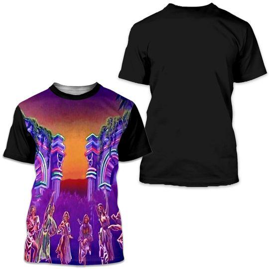 Olivia Newton John Xanadu Mural Muses T-Shirt Meaningful Gift For Family Gift For Boyfriend Valentine Gift