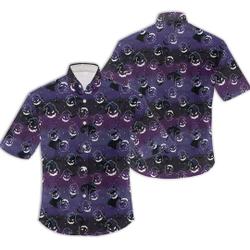 Oogie Boogie Halloween Inspired Hawaiin Shirt Gift For Your Girlfriend Boyfriend Gift For Love Gift For Friend Best Valentine Present Holiday Gift