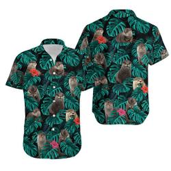 Otter Hawaiian Shirts, Otter Shirts Gift For Your Girlfriend Boyfriend Gift For Love Gift For Friend Best Valentine Present Holiday Gift