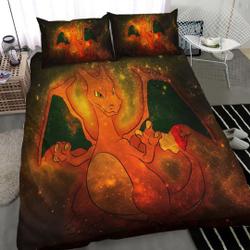 P.O.KE.MO.N Duvet, Charizard Bedding set twin, queen, king sizesGift For Your Girlfriend Boyfriend Gift For Love Gift For Friend Best Valentine Present Holiday Gift