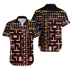 Pac-Man Game Over Hawaiian Shirt Gift For Your Girlfriend Boyfriend Gift For Love Gift For Friend Best Valentine Present Holiday Gift