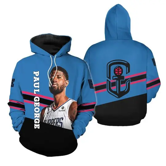 Paul George Basketball 3D Hoodie