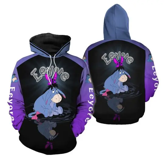 Personalized Eeyore Pullover Hoodie