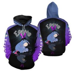 Personalized Eeyore Pullover Hoodie