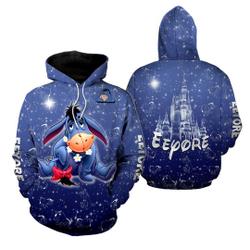 Personalized Eeyore Pullover Hoodie, Disney Eeyore Shirt, Custom Disney Eeyore Hoodie