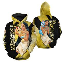 Personalized Pocahontas 3D Hoodie