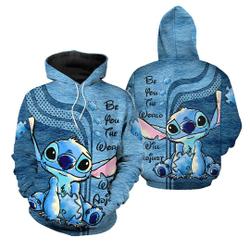 Personalized Stitch Be You The World Will Adjust 3D Hoodie