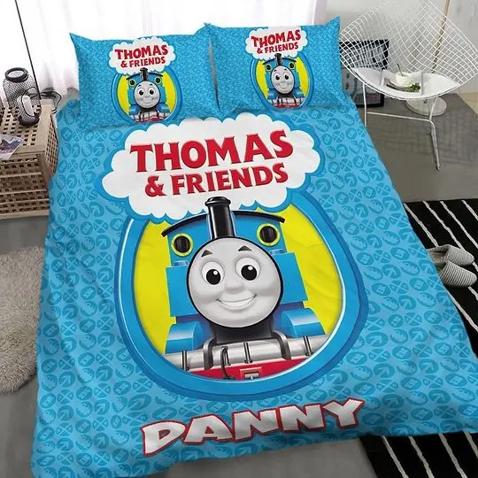 Personalized Thomas The Train Bedding Set Gift For Your Girlfriend Boyfriend Gift For Love Gift For Friend Best Valentine Present Holiday Gift