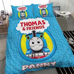 Personalized Thomas The Train Bedding Set Gift For Your Girlfriend Boyfriend Gift For Love Gift For Friend Best Valentine Present Holiday Gift