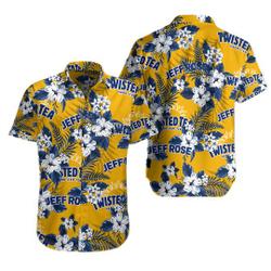 Personalized Twisted Tea Hawaiian Flowers Pattern Shirt Gift For Your Girlfriend Boyfriend Gift For Love Gift For Friend Best Valentine Present Holiday Gift
