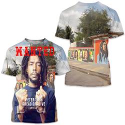 Peter Tosh Wanted Handcuffs Reggae Rasta Dreadlocks Jamaica T-Shirt Meaningful Gift For Family Gift For Boyfriend Valentine Gift