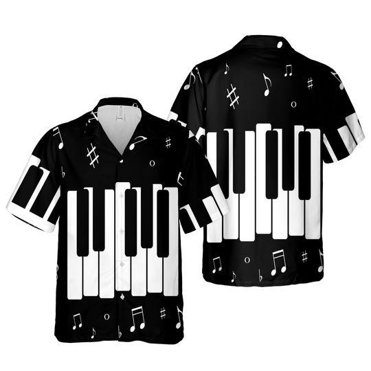 Piano Hawaiian Shirt Gift For Your Girlfriend Boyfriend Gift For Love Gift For Friend Best Valentine Present Holiday Gift