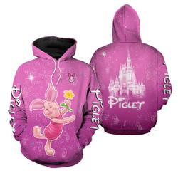 Piglet Hoodie, Winnie Pooh Hoodie, Disney Piglet Hoodie