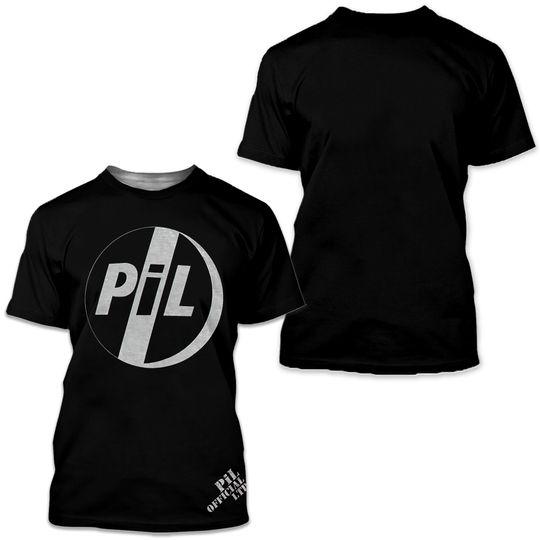 PIL Unisex Tee: White Logo Meaningful Gift For Family Gift For Boyfriend Valentine Gift