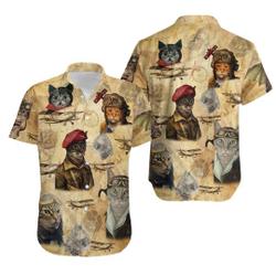 Pilot Cat Hawaiian Shirt, Hawaii Aloha Vibe Shirt Gift For Your Girlfriend Boyfriend Gift For Love Gift For Friend Best Valentine Present Holiday Gift