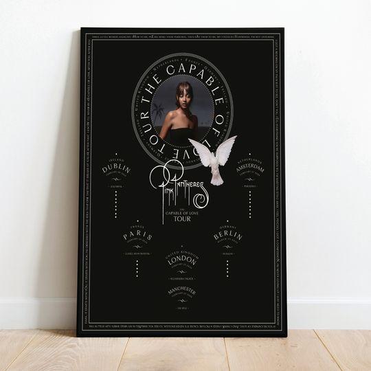 PinkPantheress the capable of love tour 2024 poster Meaningful Gift For Family Gift For Boyfriend Valentine Gift Birthday Gift Holiday Gift
