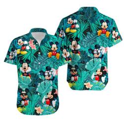 Pirates Mickey Mouse Hawaiian Shirt Gift For Your Girlfriend Boyfriend Gift For Love Gift For Friend Best Valentine Present Holiday Gift