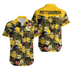 Pittsburgh Hawaiian Shirt, Pittsburgh Football Shirt Gift For Your Girlfriend Boyfriend Gift For Love Gift For Friend Best Valentine Present Holiday Gift